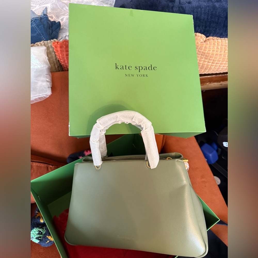 Kate Spade NY Grace Olive Satchel - Picture 5 of 10
